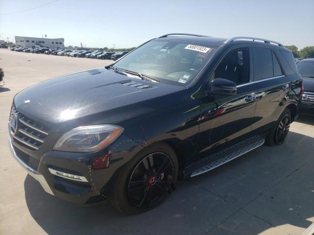 2014 Mercedes-Benz ML-Class VIN 4JGDA5HBXEA317475 COPART salvage auction — Front End, Other, sold $7,500 on 2023-09-21 (photo 1)