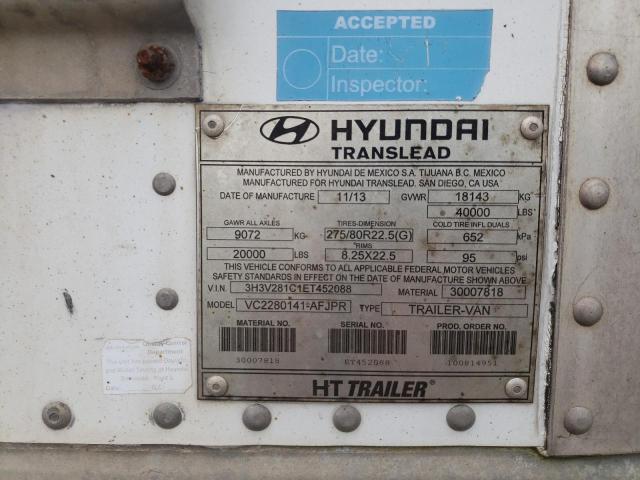 2014 Hyundai All other VIN 3H3V281C1ET452088 COPART salvage auction — UNDERCARRIAGE, In - Certificate Of Title, sold $1,000 on 2026-07-10 (photo 8)