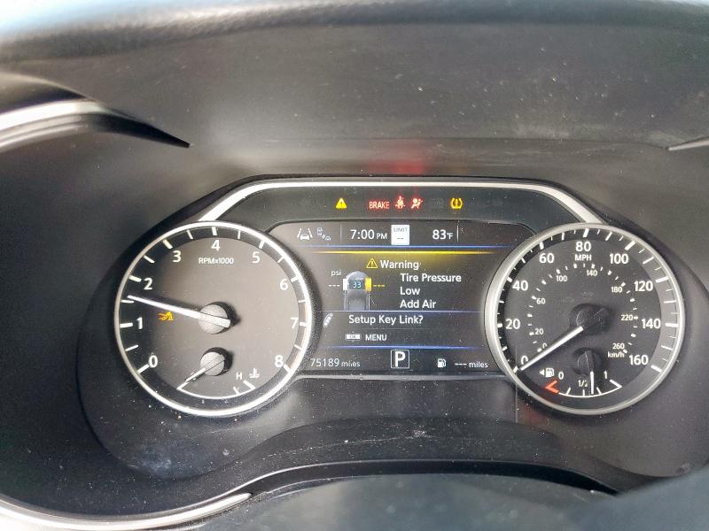 2020 Nissan Maxima VIN 1N4AA6CV5LC365035 COPART salvage auction — FRONT END, Salvage Title, sold $2,200 on 2025-07-18 (photo 9)