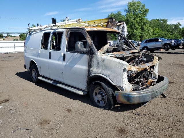 2021 Chev Express VIN 1GCWGAFPXM1251687 COPART salvage auction — BURN, ST, sold $475 on 2026-07-17 (photo 4)