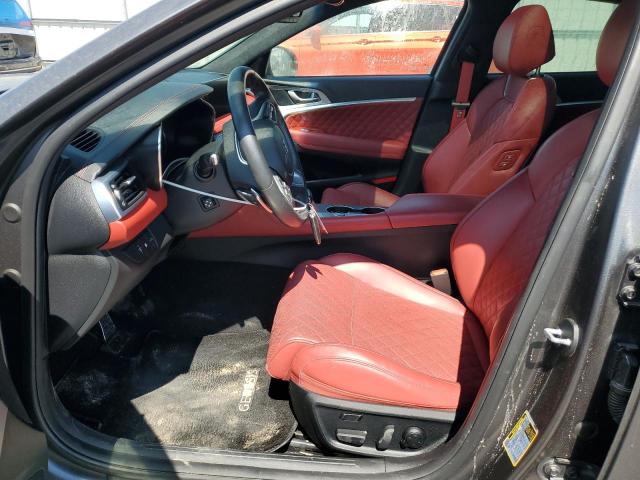 2022 Genesis G70 launch VIN KMTG14TE9NU081415 COPART salvage auction — FRONT END, Co - Salvage Title, sold $9,700 on 2026-08-17 (photo 7)