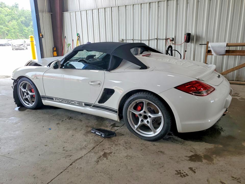 2011 Porsche Boxster VIN WP0CB2A83BS745730 COPART salvage auction — FRONT END, Pa - Certificate Of Salvage, sold $12,800 on 2026-07-15 (photo 2)