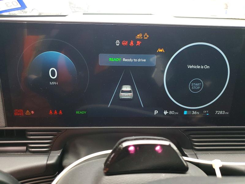 2025 Hyundai Ioniq VIN 7YAKR4DA0SY015345 COPART salvage auction — ROOF, CO - PUBLIC - SALVAGE TITLE (P), sold $12,700 on 2026-08-20 (photo 9)