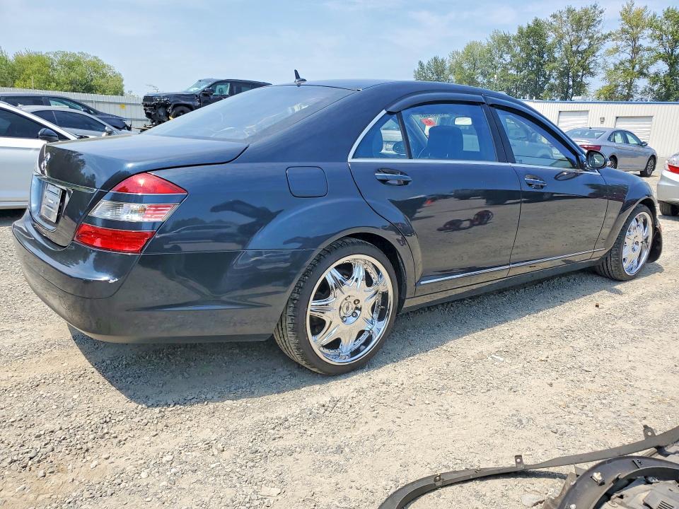 2007 Mercedes-benz S class VIN WDDNG71X07A140856 COPART salvage auction — FRONT END, WA - VEHICLE CERT OF OWNERSHIP-TITL, sold $1,950 on 2026-07-27 (photo 3)