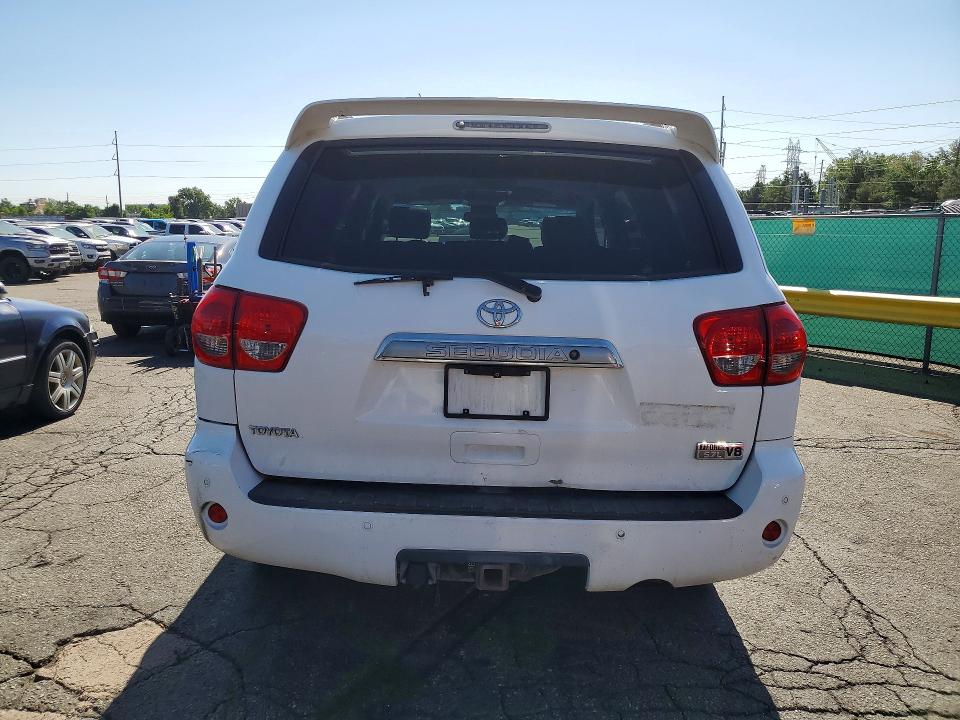 2008 Toyota Sequoia VIN 5TDZY68AX8S005389 COPART salvage auction — FRONT END, CO - DIS/DLR/EXP ONLY CLEAN TITLE, sold $2,100 on 2026-07-30 (photo 6)