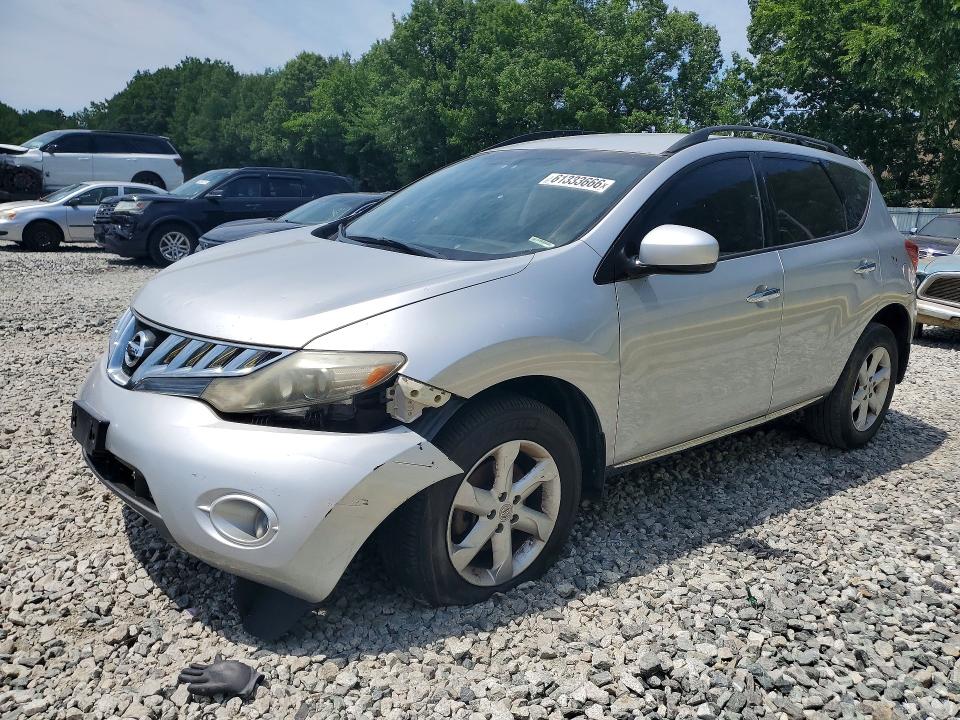 2009 Nissan Murano VIN JN8AZ18WX9W150060 COPART salvage auction — FRONT END, Ma - Certificate Of Title, sold $375 on 2026-07-23 (photo 1)