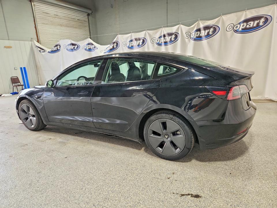 2022 Tesla Model 3 VIN 5YJ3E1EA0NF369004 COPART salvage auction — MECHANICAL, Fl - Certificate Of Title, sold $8,100 on 2026-08-03 (photo 2)