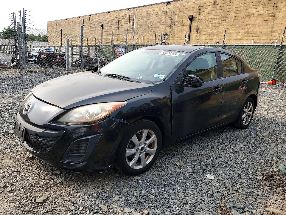 2011 Mazda 3 VIN JM1BL1VG2B1357401 COPART salvage auction — FRONT END, DC - CERTIFICATE OF TITLE, sold $100 on 2026-07-28 (photo 1)