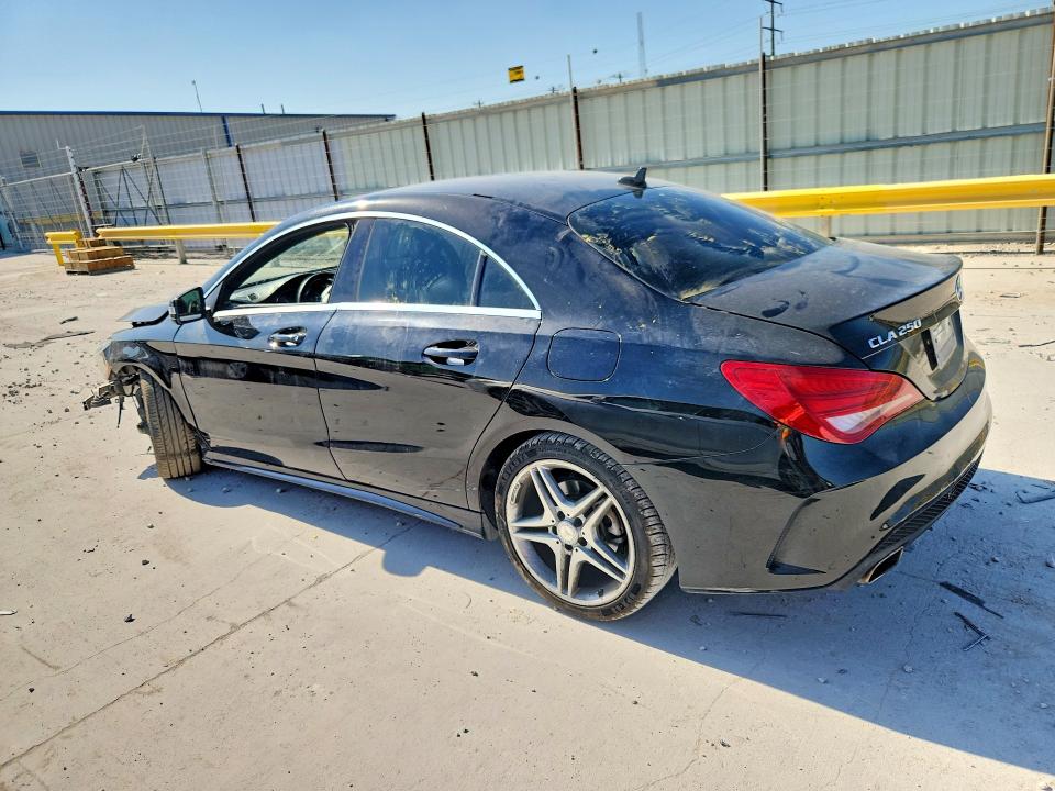 2014 Mercedes-benz Cla-class VIN WDDSJ4EBXEN065056 COPART salvage auction — FRONT END, TX - SALVAGE VEHICLE TITLE (P), sold $525 on 2026-07-31 (photo 2)