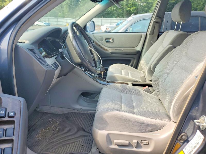 2002 Toyota Highlander VIN JTEHF21A520068071 COPART salvage auction — MINOR DENT/SCRATCHES, WA - VEHICLE CERT OF OWNERSHIP-TITL, sold $525 on 2026-07-27 (photo 7)