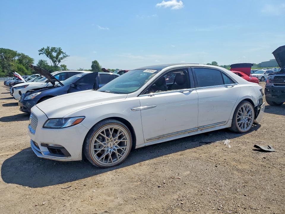 2017 Lincoln Continentl VIN 1LN6L9RP5H5607768 COPART salvage auction — ALL OVER, Ia - Cert Of Title-Salvage Title, sold $1,150 on 2026-07-31 (photo 1)