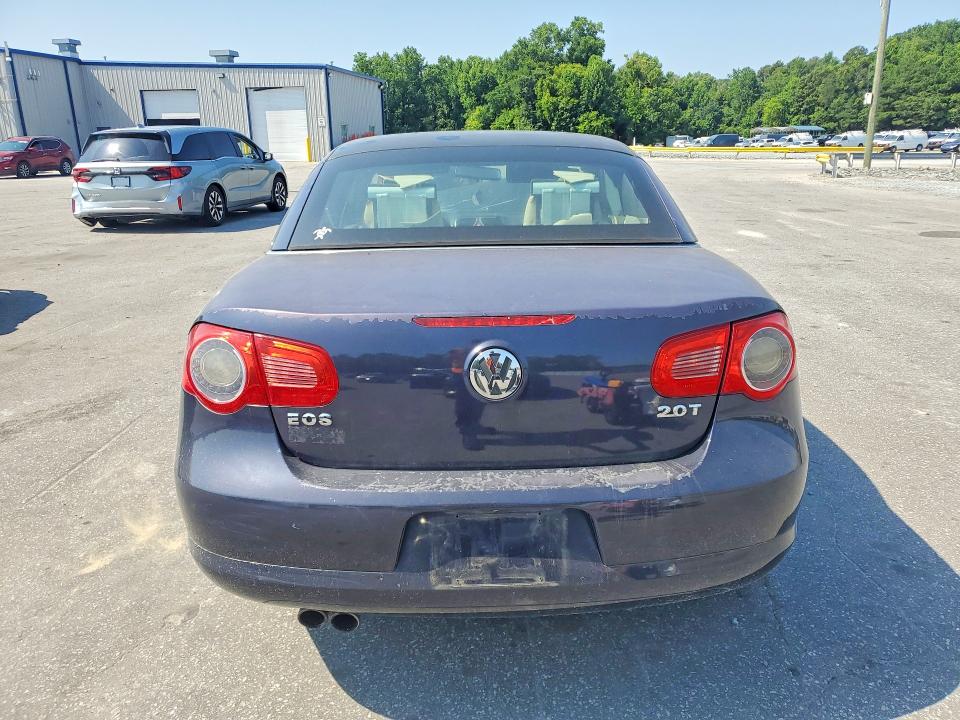 2007 Volkswagen Eos VIN WVWBA71F67V039013 COPART salvage auction — FRONT END, Nc - Salvage Certificate Of Title, sold $250 on 2026-08-04 (photo 6)