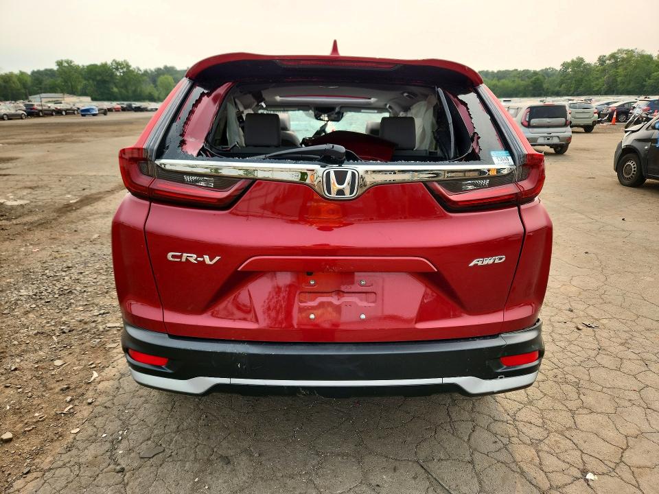 2022 Honda Crv VIN 7FARW2H82NE047085 COPART salvage auction — BURN, Ct - Cert Of Title-Salvage, sold $2,000 on 2026-07-31 (photo 6)