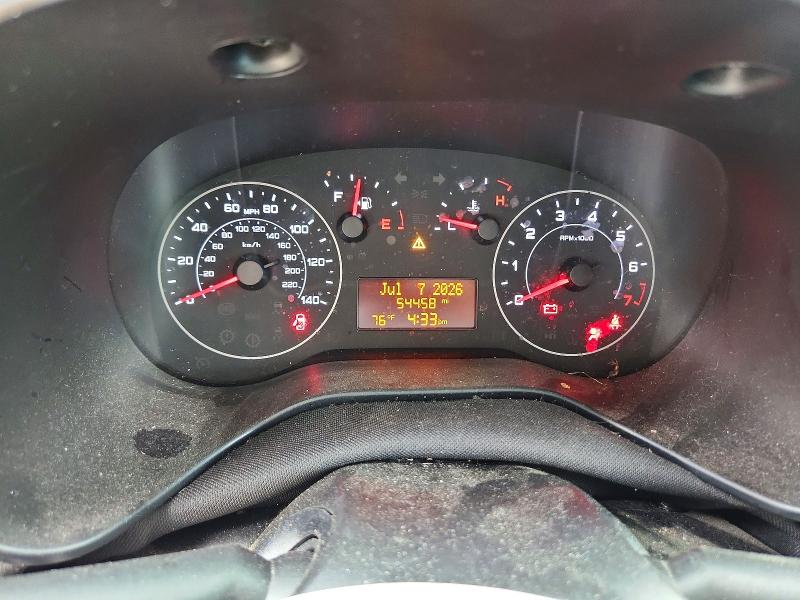 2022 Ram Promaster VIN ZFBHRFAB0N6X18621 COPART salvage auction — FRONT END, SC, sold $1,850 on 2026-08-05 (photo 9)