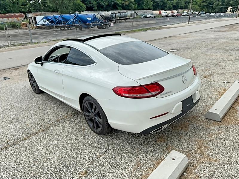 2018 Mercedes-benz C class VIN WDDWJ4JB7JF639589 COPART salvage auction — FRONT END, Mo - Certificate Of Title (P), sold $4,300 on 2026-08-04 (photo 3)
