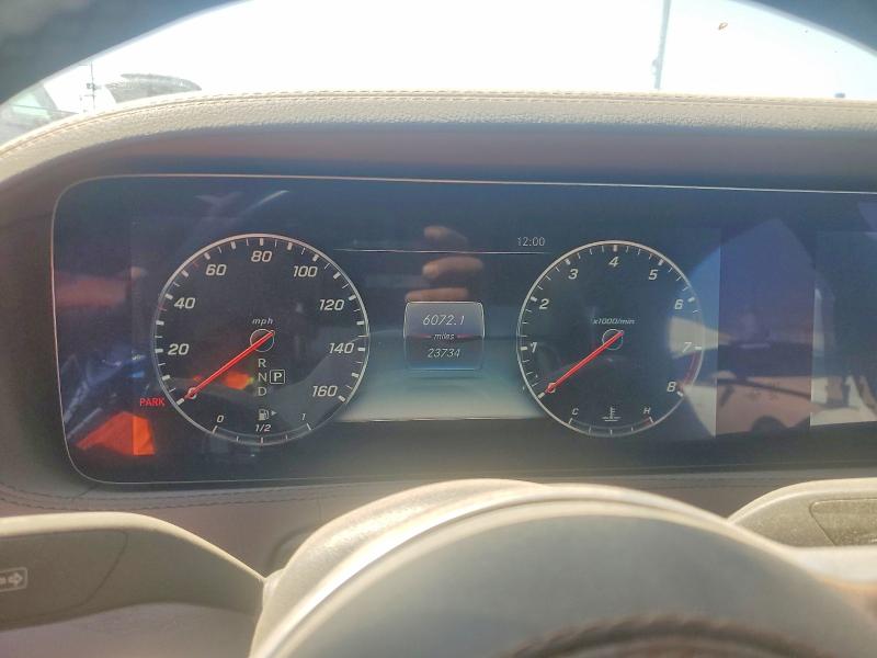 2020 Mercedes-benz S class VIN WDDUG6GB9LA526798 COPART salvage auction — STRIPPED, Ca - Lien Papers-Clean Or Ac, sold $4,100 on 2026-08-03 (photo 9)
