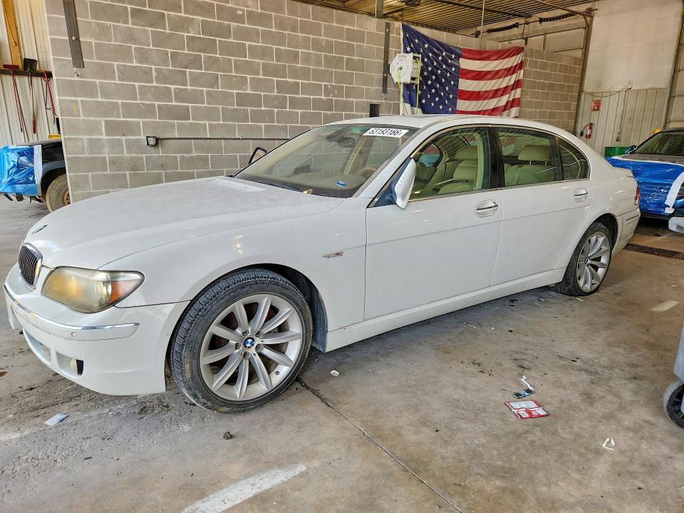 2008 BMW 7 series VIN WBAHN83578DT77629 COPART salvage auction — MECHANICAL, MO - SALVAGE CERTIFICATE OF TITLE, sold $70 on 2026-08-04 (photo 1)