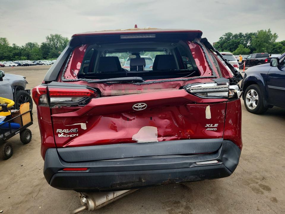 2021 Toyota Rav4 VIN 2T3P1RFV3MW248036 COPART salvage auction — REAR END, CT - CERT OF TITLE-SALVAGE, sold $10,200 on 2026-08-21 (photo 6)