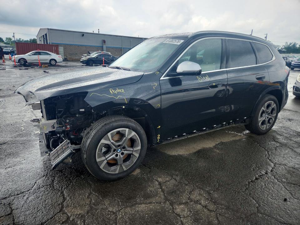 2023 BMW X1 VIN WBX73EF01P5W55813 COPART salvage auction — FRONT END, CT - CERT OF TITLE-SALVAGE, sold $11,000 on 2026-07-31 (photo 1)