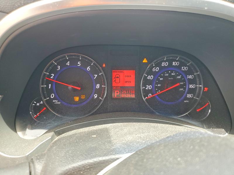 2009 Infiniti Fx35 VIN JNRAS18U79M104423 COPART salvage auction — FRONT END, Co - Salvage Title, sold $275 on 2026-07-21 (photo 9)
