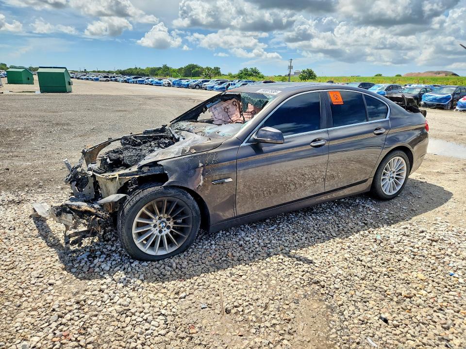 2011 BMW 5 series VIN WBAFR7C57BC601744 COPART salvage auction — BURN, FL - CERT OF TITLE SLVG REBUILDABLE, sold $10 on 2026-07-23 (photo 1)