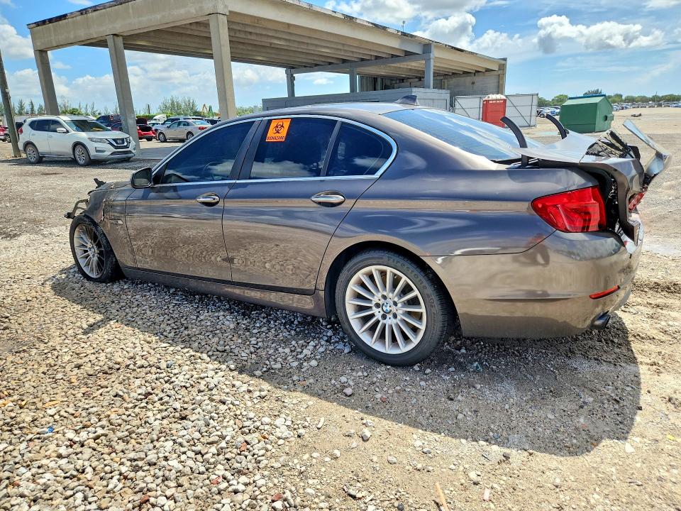 2011 BMW 5 series VIN WBAFR7C57BC601744 COPART salvage auction — BURN, FL - CERT OF TITLE SLVG REBUILDABLE, sold $10 on 2026-07-23 (photo 2)