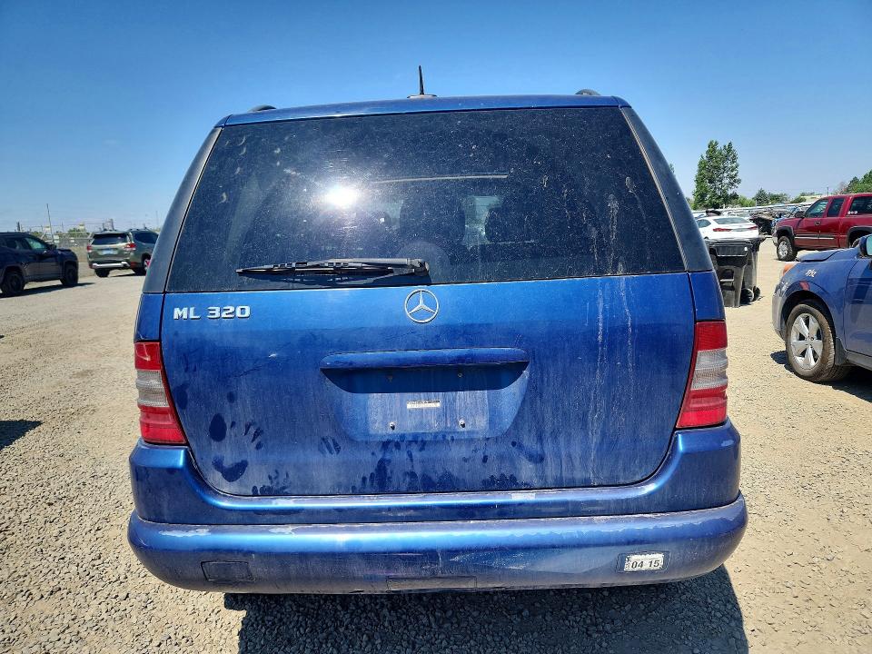 2001 Merz M-class VIN 4JGAB54E51A272178 COPART salvage auction — FRONT END, OR - CERTIFICATE OF TITLE, sold $575 on 2026-08-11 (photo 6)