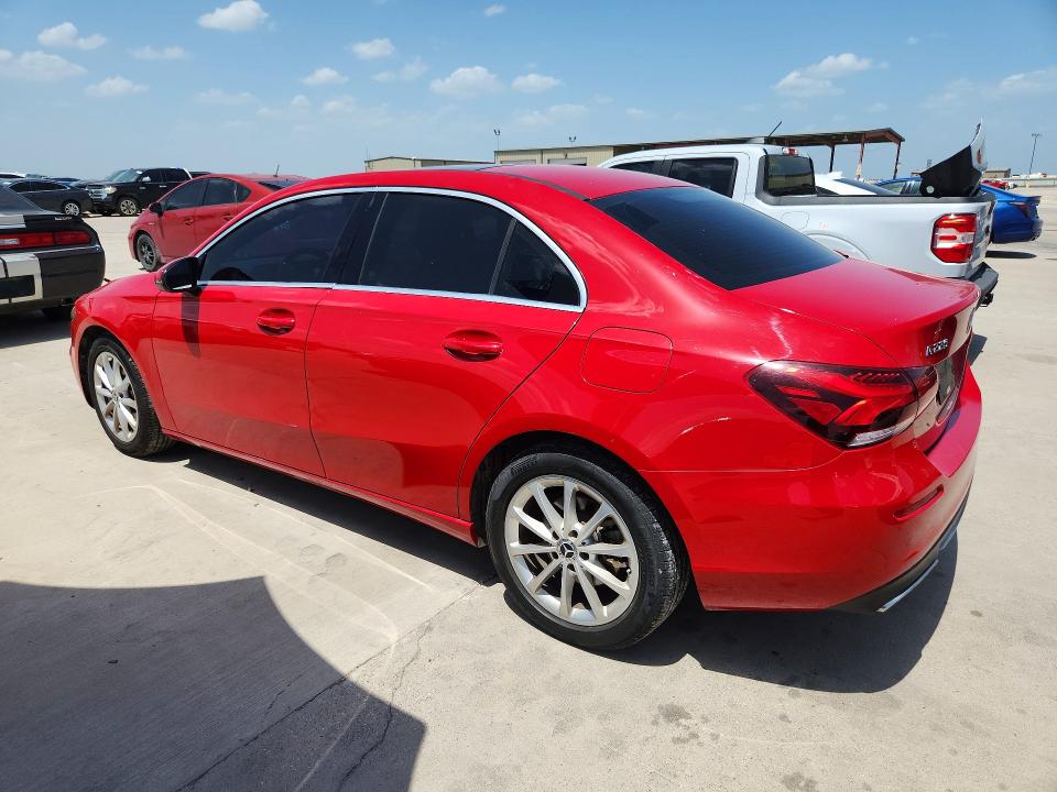 2020 Mercedes-benz A-class VIN W1K3G4EB5LW042987 COPART salvage auction — MINOR DENT/SCRATCHES, Tx - Cert Of Title W/Lemon History, sold $11,600 on 2026-09-08 (photo 2)