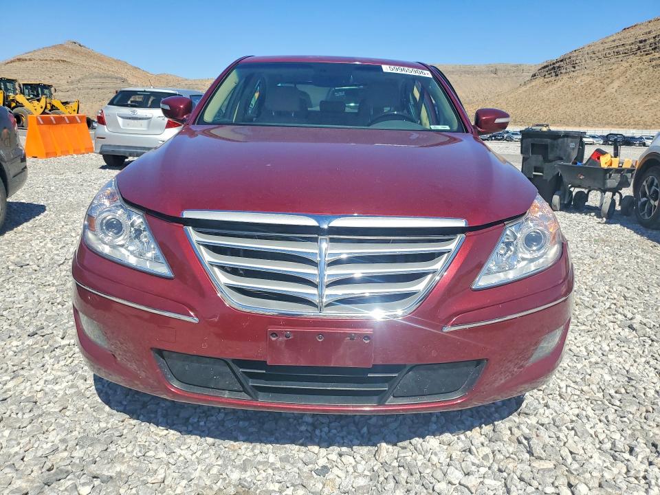2011 Hyundai Genesis VIN KMHGC4DF7BU122096 COPART salvage auction — SIDE, Nv - Salvage Title, sold $725 on 2026-07-27 (photo 5)
