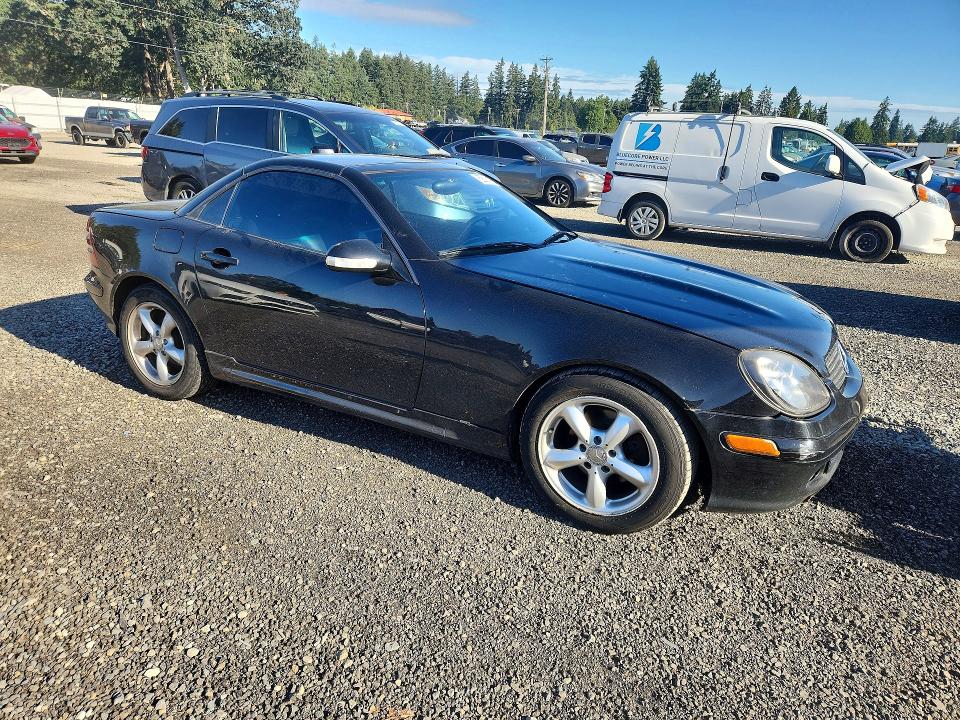 2001 Mercedes-benz Slk-class VIN WDBKK65F31F209930 COPART salvage auction — SIDE, WA - BILL OF SALE, sold $350 on 2026-07-31 (photo 4)
