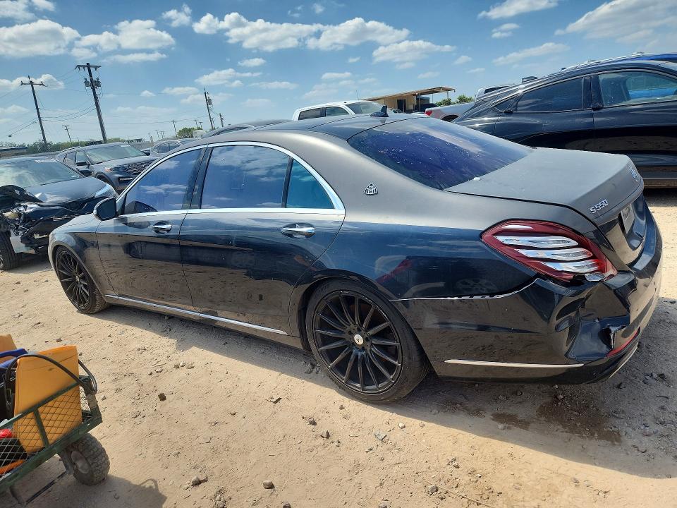 2015 Mercedes-benz S class VIN WDDUG8CB6FA074718 COPART salvage auction — REAR END, Tx - Certificate Of Title (P), sold $5,500 on 2026-08-06 (photo 2)