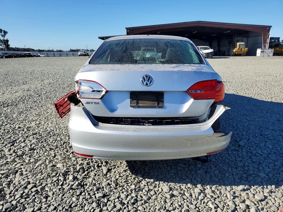 2011 Volkswagen Jetta VIN 3VW2K7AJ2BM379101 COPART salvage auction — REAR END, CA - SALVAGE CERTIFICATE, sold $725 on 2026-08-03 (photo 6)