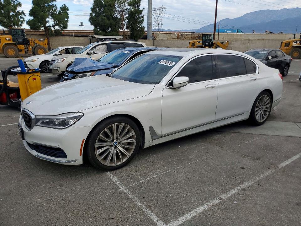 2016 BMW 7 series VIN WBA7F2C53GG415098 COPART salvage auction — NORMAL WEAR, IN - CERT OF TITLE-SALVAGE TITLE (P), sold $5,700 on 2026-08-18 (photo 1)