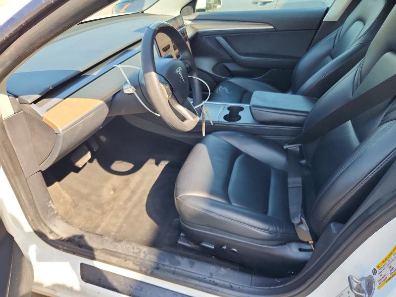 2022 Tesla Model 3 VIN 5YJ3E1EA8NF289465 COPART salvage auction — FRONT END, Tx - Certificate Of Title, sold $5,900 on 2026-08-03 (photo 7)