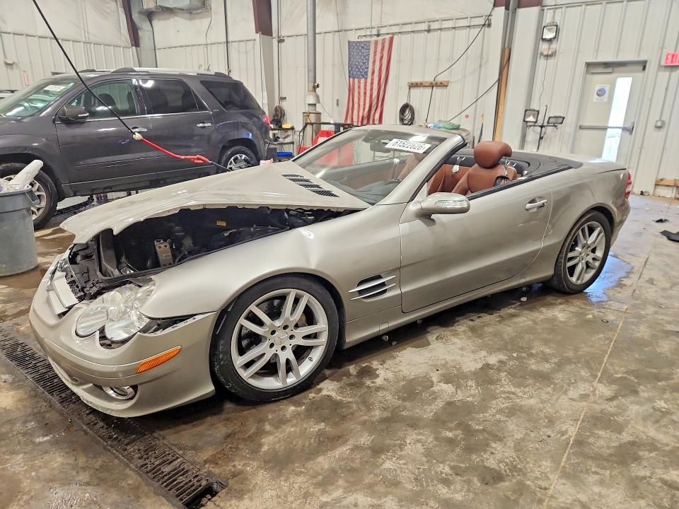 2007 Mercedes-benz Sl-class VIN WDBSK71FX7F118612 COPART salvage auction — FRONT END, Wi - Junked Vehicle Bill Of Sale, sold $1,850 on 2026-07-27 (photo 1)