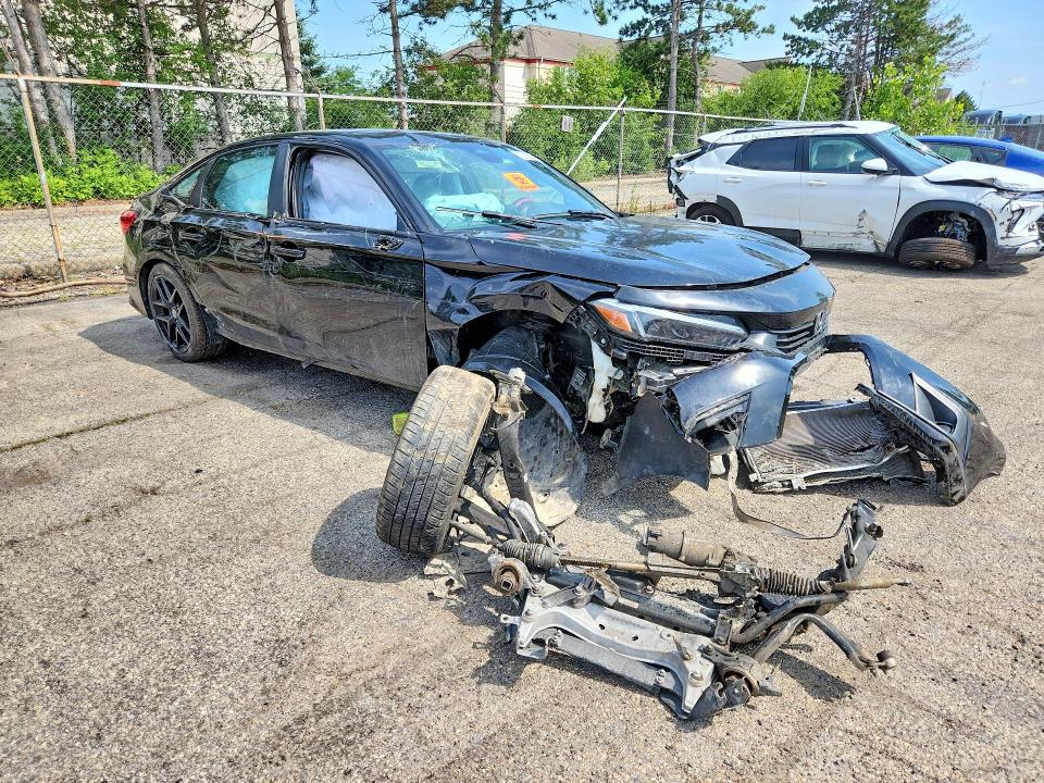 2024 Honda Civic VIN 2HGFE2F55RH570936 COPART salvage auction — FRONT END, IL - CERTIFICATE OF TITLE, sold $275 on 2026-08-20 (photo 4)
