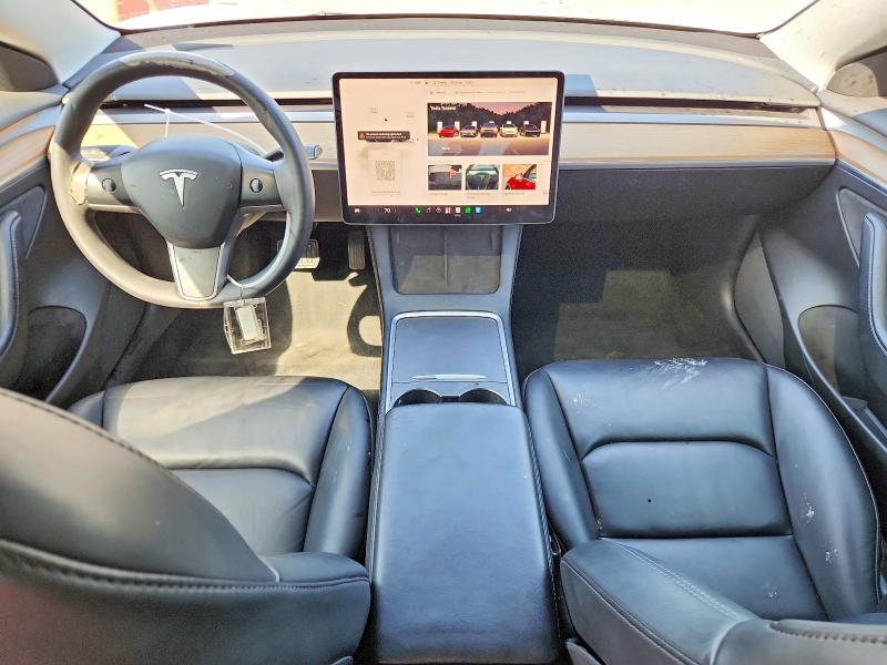 2022 Tesla Model 3 VIN 5YJ3E1EA8NF289465 COPART salvage auction — FRONT END, Tx - Certificate Of Title, sold $5,900 on 2026-08-03 (photo 8)