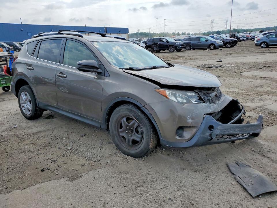 2015 Toyota Rav4 VIN JTMBFREV0FD148991 COPART salvage auction — FRONT END, MI - CERTIFICATE OF TITLE, sold $1,450 on 2026-07-31 (photo 4)