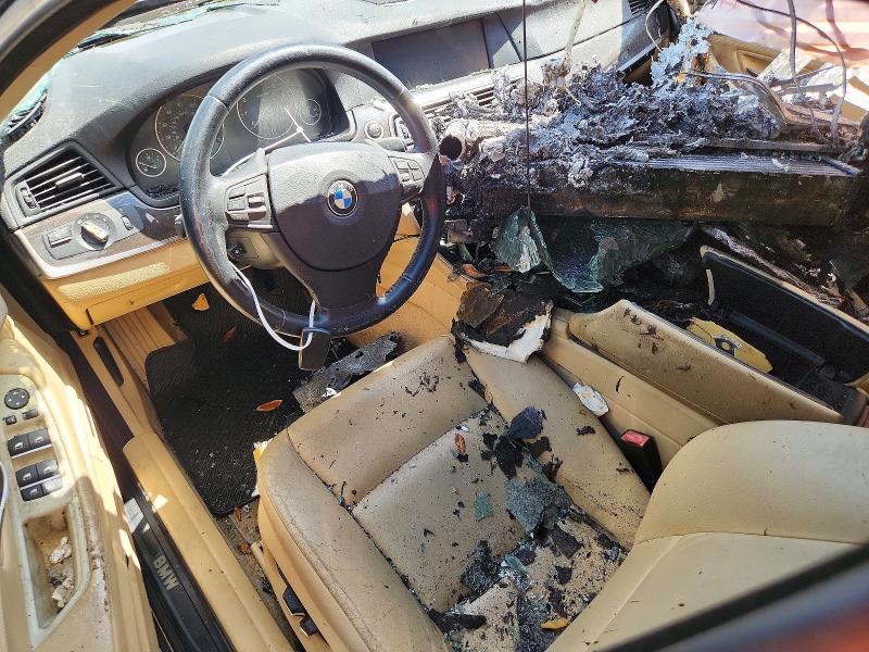 2011 BMW 5 series VIN WBAFR7C57BC601744 COPART salvage auction — BURN, FL - CERT OF TITLE SLVG REBUILDABLE, sold $10 on 2026-07-23 (photo 8)