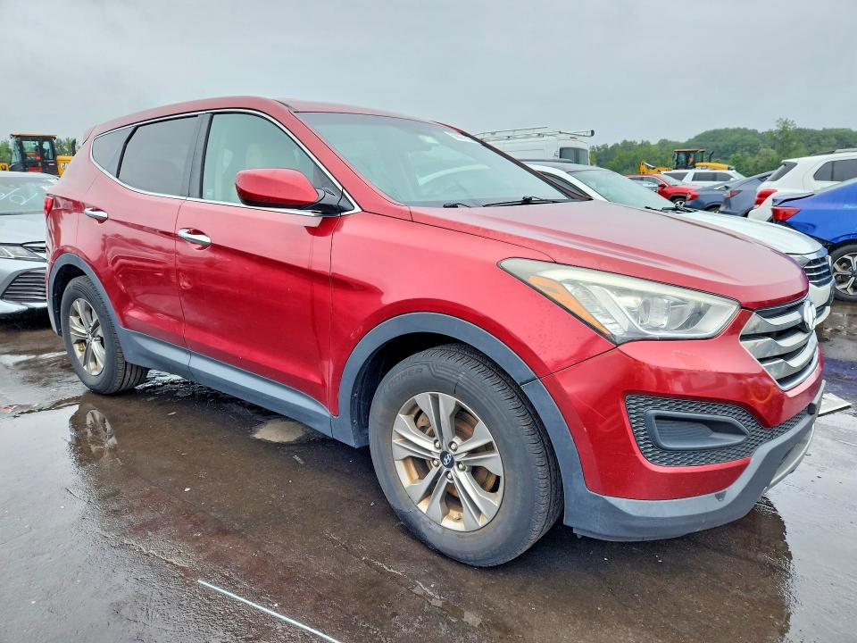 2015 Hyundai Santa fe VIN 5XYZTDLB5FG280262 COPART salvage auction — MINOR DENT/SCRATCHES, CT, sold $925 on 2026-07-17 (photo 4)