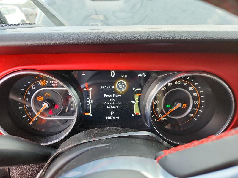 2023 Jeep Wrangler / VIN 1C4HJXFN0PW598657 COPART salvage auction — FRONT END, Tx - Salvage Vehicle Title, sold $11,300 on 2026-07-31 (photo 9)
