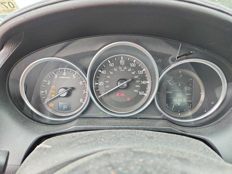 2017 Mazda 6 VIN JM1GL1V53H1134295 COPART salvage auction — FRONT END, OH - CERTIFICATE OF TITLE, sold $900 on 2026-07-31 (photo 9)