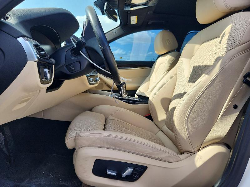 2021 BMW 5 series VIN WBA53BH07MCF11352 COPART salvage auction — SIDE, TX - SALVAGE VEHICLE TITLE, sold $10,300 on 2026-08-21 (photo 7)