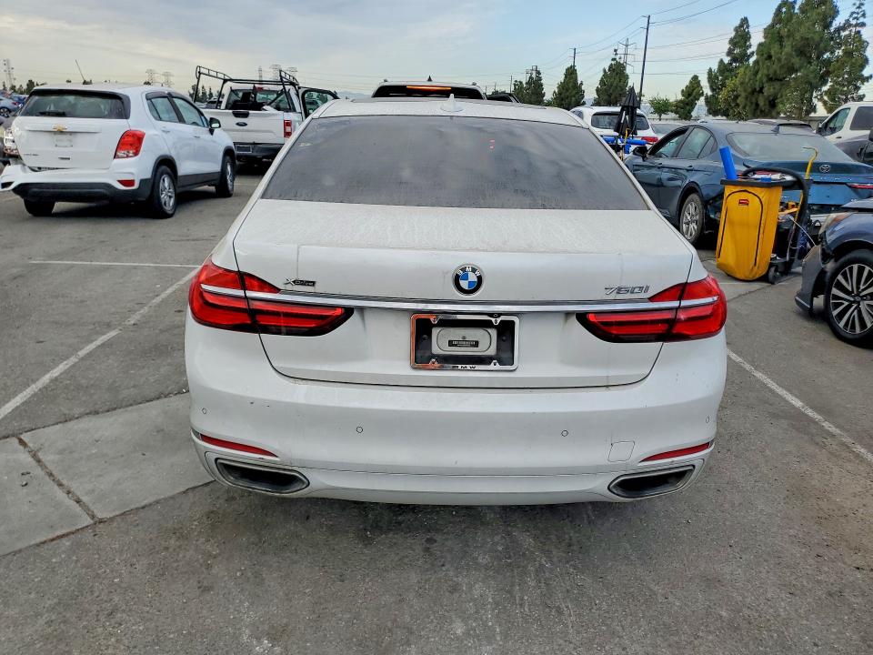 2016 BMW 7 series VIN WBA7F2C53GG415098 COPART salvage auction — NORMAL WEAR, IN - CERT OF TITLE-SALVAGE TITLE (P), sold $5,700 on 2026-08-18 (photo 6)