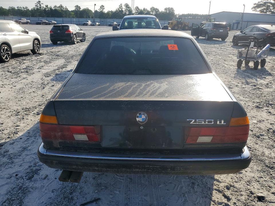 1988 BMW 7 series VIN WBAGC831XJ2767947 COPART salvage auction — MECHANICAL, Ga - Certificate Of Title, sold $975 on 2026-07-27 (photo 6)