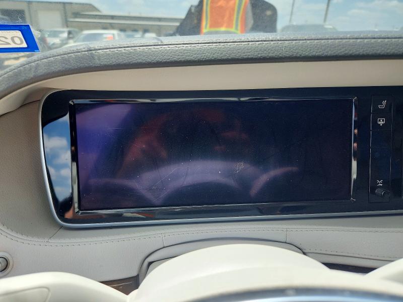 2015 Mercedes-benz S class VIN WDDUG8CB6FA074718 COPART salvage auction — REAR END, Tx - Certificate Of Title (P), sold $5,500 on 2026-08-06 (photo 9)