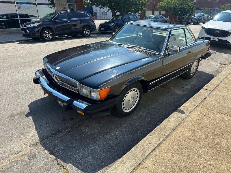 1986 Mercedes-benz Sl-class VIN WDBBA4BD7GA039241 COPART salvage auction — MINOR DENT/SCRATCHES, Va - Certificate Of Title (P), sold $4,200 on 2026-07-26 (photo 2)