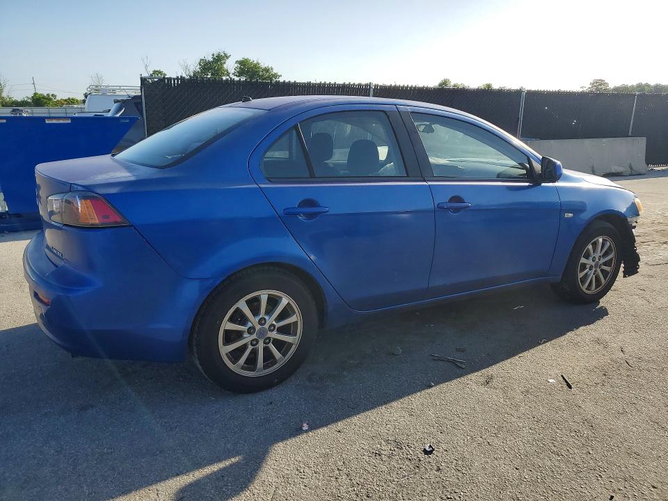 2011 Mitsubishi Lancer VIN JA32U2FU2BU043509 COPART salvage auction — FRONT END, FL - CERTIFICATE OF DESTRUCTION, sold $375 on 2026-07-23 (photo 3)