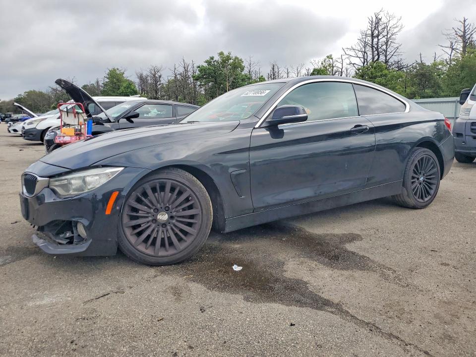 2016 BMW 4 series VIN WBA3N9C52GK249650 COPART salvage auction — FRONT END, Ny - Certificate Of Title, sold $1,250 on 2026-08-21 (photo 1)