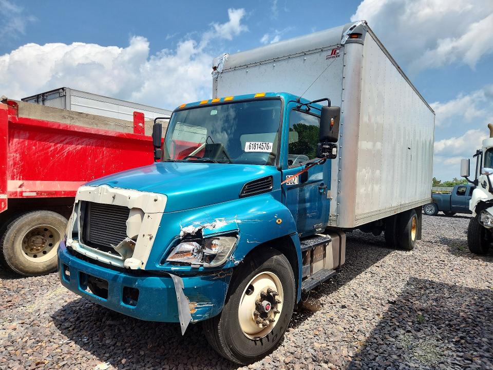 2015 Hino All other VIN 5PVNJ8JV4F4S57742 COPART salvage auction — FRONT END, IN - CERT OF TITLE-SALVAGE TITLE, sold $30 on 2026-07-28 (photo 1)